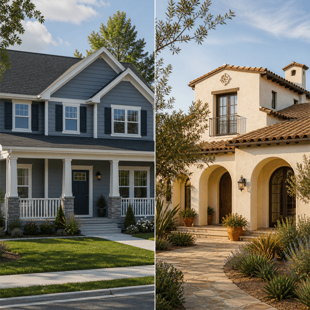 American or Mediterranean house? How to choose the right style for you
