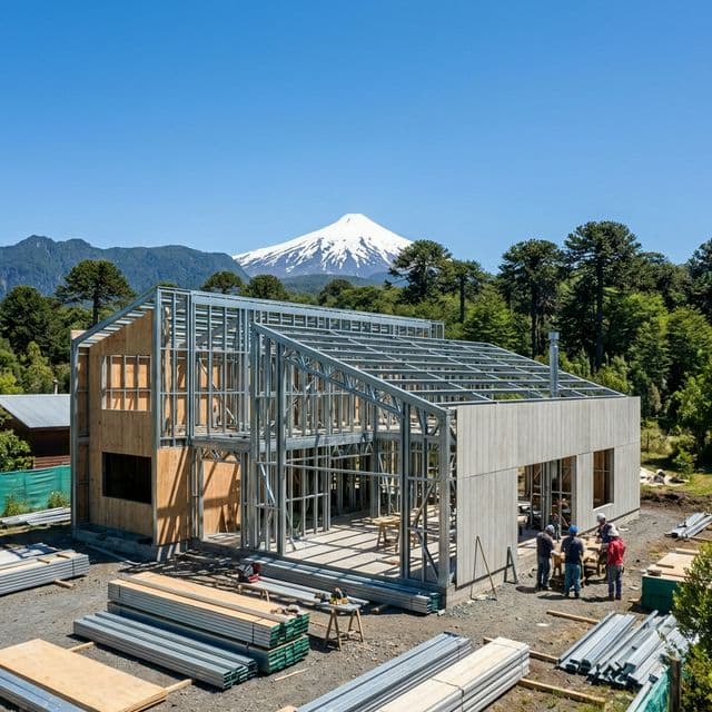 Building in Summer to Inhabit in Winter: Logistics Timeline in Araucanía
